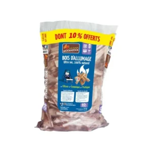 Bois d’allumage WOODSTOCK, sac 40 litres + 10%; L10